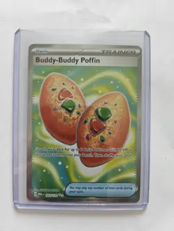 Buddy Buddy Poffin 167/132 Mega Evolution Secret Rare Pokemon Card NM - Image 2