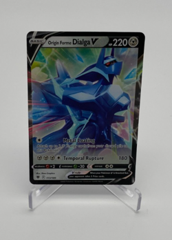 Pokemon Trading Card Game TCG Astral Radiance Origin Forme Dialga V 113/189 - Image 1