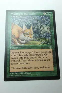 MTG Waiting in the Weeds x1- -Mirage-Lightly Played - Image 1