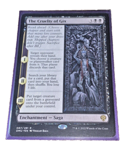 The Cruelty of Gix- Dominaria United #87 NM+ Magic The Gathering Regula MTG - Image 1