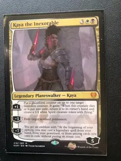 Kaldheim KAYA THE INEXORABLE Regular Magic MTG (LP) - Image 1