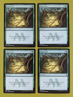 Regrowth x4 Masters 25 4x Playset Magic the Gathering MTG - Image 1