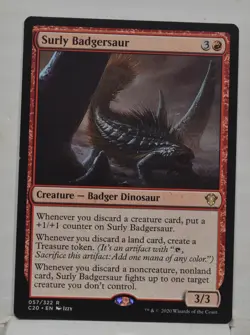 Surly Badgersaur - Commander 2020 (C20) - (Near Mint NM) - Image 1