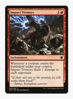 Impact Tremors | Dragons of Tarkir DTK | EDH Pauper Staple | LP-NM - Image 1