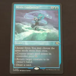 MTG Commander Masters Rare FOIL Mystic Confluence (Foil Etched) 492 NM - Image 1