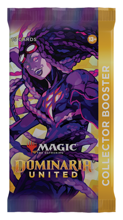 MTG 1 Innistrad Midnight Hunt & 1 Dominaria United Collector's Booster Packs - Image 2