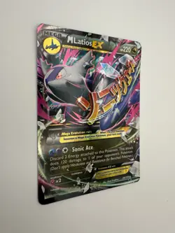 M Mega Latios EX 59/108 Roaring Skies Ultra Rare Holo Pokemon Card TCG - Image 2