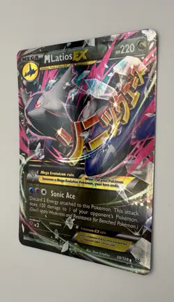 M Mega Latios EX 59/108 Roaring Skies Ultra Rare Holo Pokemon Card TCG - Image 3