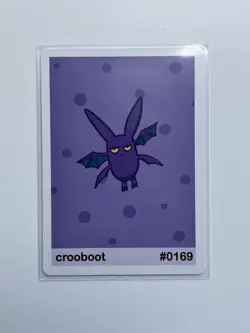 Pookiemoot Gen 2 - crooboot (Crobat) - Pokemon Parody/Derpy card - Image 1