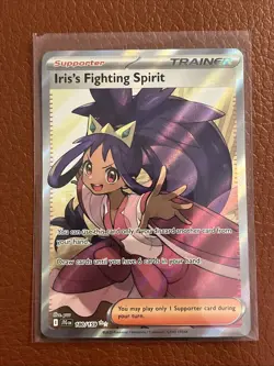 Iris's Fighting Spirit 180/159 Journey Together Full Art 2025 Pokemon Card - Image 1