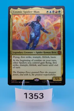 MTG Cosmic Spider-Man Marvel's Spider-Man Foil #127 - Image 1