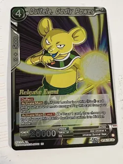 Dragon Ball Prismatic Clash Release Event BT28-129 Quitela Godly Power Foil Card - Image 1