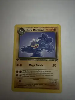 Dark Machamp 27/82 1st Edition - Team Rocket *NM* Non Holo Pokemon Card - Image 1