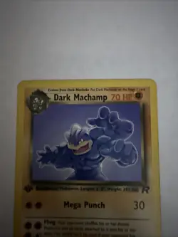 Dark Machamp 27/82 1st Edition - Team Rocket *NM* Non Holo Pokemon Card - Image 2