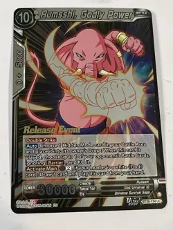 Dragon Ball Prismatic Clash Release Event BT28-134 Rumsshi Godly Power Foil Card - Image 1