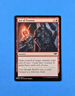 1x Act Of Treason Mystery Booster Ravnica Allegiance Mtg Magic Card Sorcery 91 - Image 1