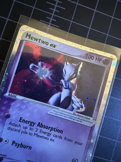 Pokemon Mewtwo EX TCG Ruby and Sapphire Card 101/109 Holo Near Mint - Image 2