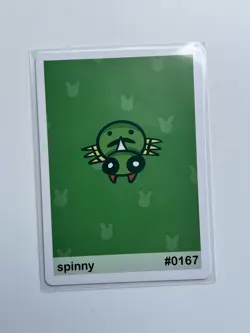 Pookiemoot Gen 2 - spinny (Spinarak) - Pokemon Parody/Derpy card - Image 1