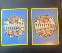 Prinplup 44/100 & Piplup 15/17 Non-Holo Pokemon Card World championships 2008 - Image 2