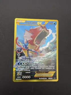 Pokemon TCG Gyarados EX 123/122 XY Breakpoint 2016 Secret Holo Rare Card Nm - Image 1