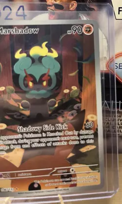 Marshadow 146/132 Mega Evolutions Full Art Pokemon Card IR - Image 4