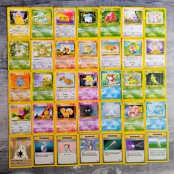 Pokemon Vintage BASE SET 2 Card Lot 1999 WOTC LP - Image 1