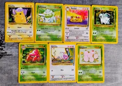 Pokemon Vintage BASE SET 2 Card Lot 1999 WOTC LP - Image 2