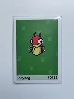 Pookiemoot Gen 2 - ladybag (Ledyba) - Pokemon Parody/Derpy card - Image 1