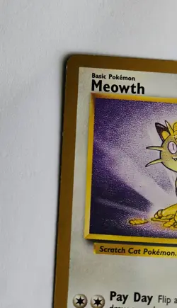Meowth Gold Border Jungle 1999 Pokemon Card Fruit Roll-Ups Promo 56/64 - Image 3
