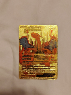 Charizard Pokemon 508 Gold Foil Used card only - Image 1