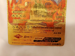 Charizard Pokemon 508 Gold Foil Used card only - Image 2