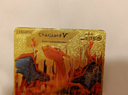 Charizard Pokemon 508 Gold Foil Used card only - Image 4
