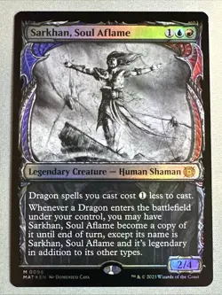 MTG / Sarkhan, Soul Aflame / MAT / #96 / FOIL (Showcase) / Mythic / NM - Image 1