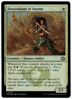 Descendant of Storms (Foil) - 0008 - Tarkir Dragonstorm - MTG - NM/M - Image 1