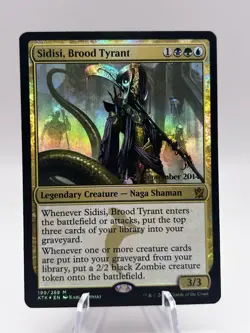 Sidisi, Brood Tyrant 199/269 Foil Prerelease Promo Khans Of Tarkir KTK MTG LP - Image 1