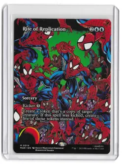 MTG Rite of Replication (Borderless) Marvel's Spider-Man Non Foil - Image 1
