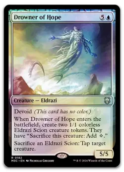 Drowner of Hope (Ripple Foil) #182 (NM) Modern Horizons 3 M3C Magic MTG - Image 1