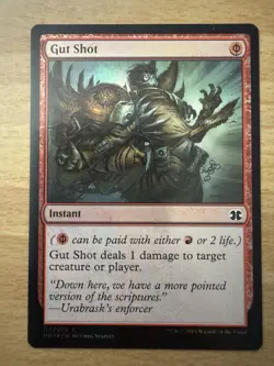 MTG Gut Shot Modern Masters 2015 Foil Near Mint Magic - Image 1