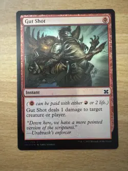 MTG Gut Shot Modern Masters 2015 Foil Near Mint Magic - Image 2