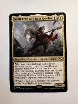 Saint Traft and Rem Karolus - MTG March of the Machine: Commander - NM - Image 1