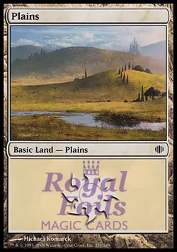 Plains #231 4x FOIL ALA MTG Shards of Alara MINT basic land - Image 1