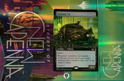 MTG SNC: Getaway Car (Artifact Vehicle) Extended Art Rare 438 Foil - Image 1