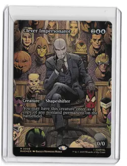 MTG x Marvel's Spider-Man Clever Impersonator (0008) (Borderless Foil) - Image 1