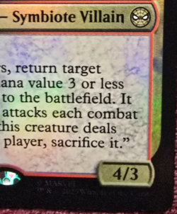 2025 Marvel's Magic The Gathering MTG R 0125 Carnage Crimson Chaos Foil MINT - Image 4