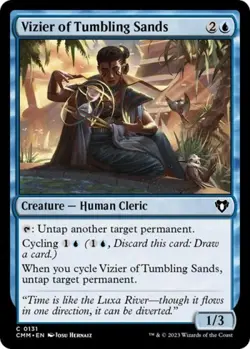 Vizier of Tumbling Sands - Near Mint MTG Commander Masters - Image 1