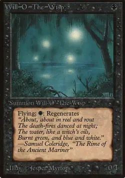 Will-O'-The-Wisp - Heavy Play MTG Beta - Image 1