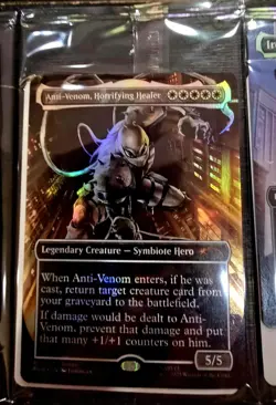 Brand New SEALED Marvel Legends Magic The Gathering Cards - All 4 MTG IN HAND - Image 4