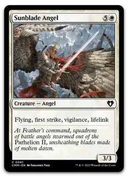 Sunblade Angel #61 (NM) Commander Masters CMM Magic MTG - Image 1