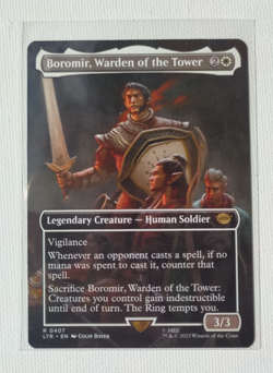 Boromir, Warden of the Tower (Borderless) The Lord of the Rings NM MTG - Image 2