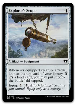 Explorer's Scope #380 (NM) Commander Masters CMM Magic MTG - Image 1